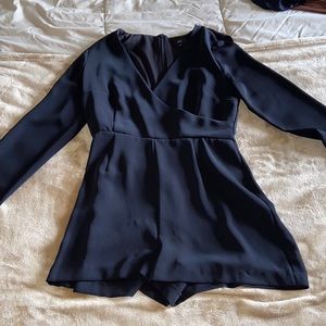 RIVER ISLAND black romper dress size US 6.